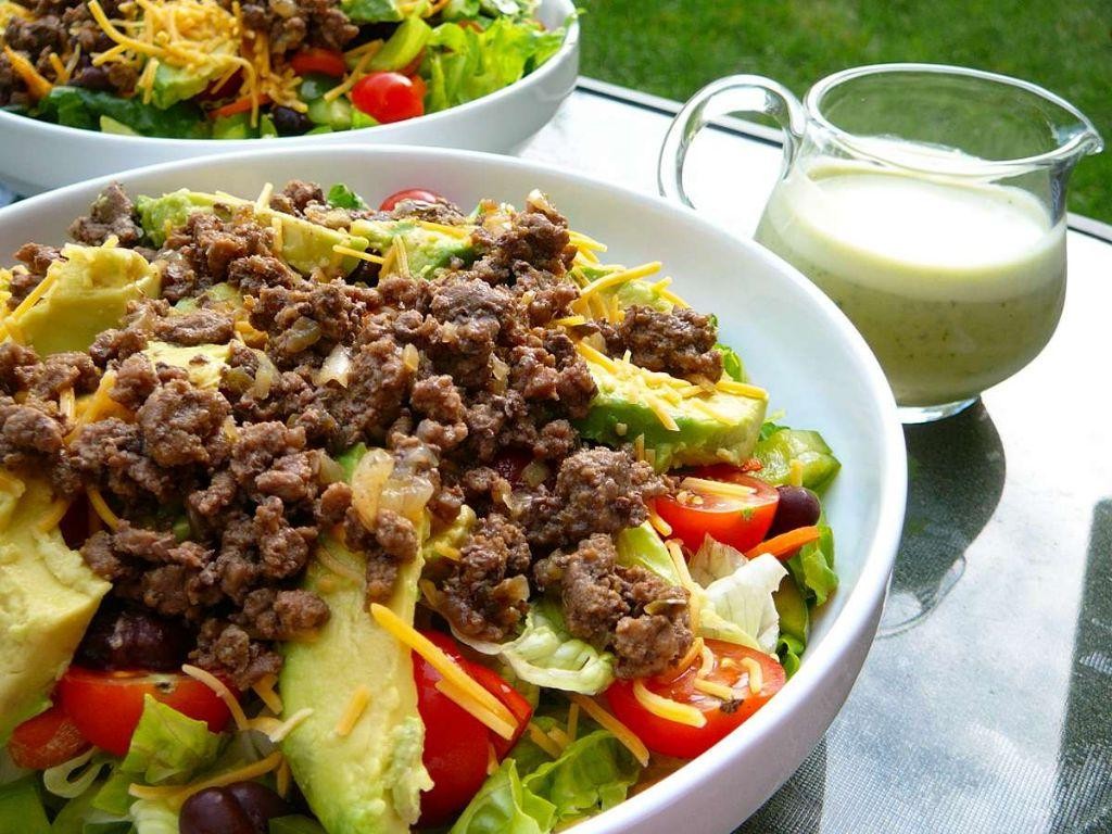 Taco Salad with Lime Vinaigrette