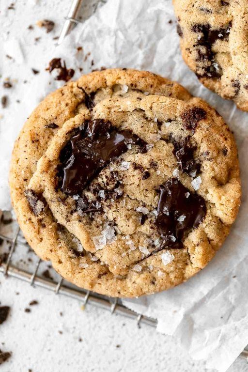 Tahini Chocolate Chip Cookies