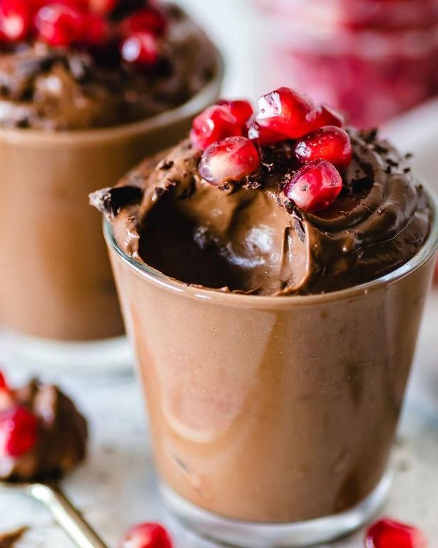Tahini Chocolate Mousse