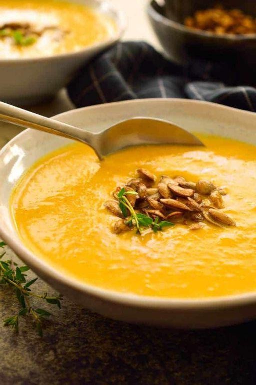 Tahini Pumpkin Soup
