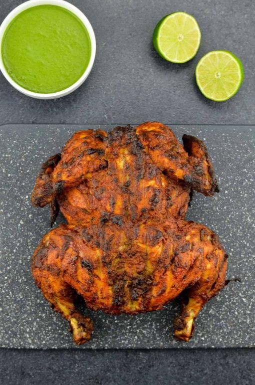 Tandoori Whole Chicken with Yogurt Marinade