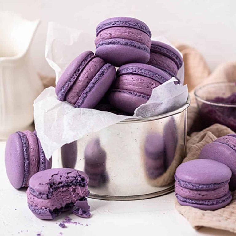 Taro Macarons