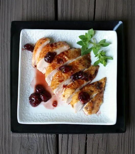 Tart Cherry Juice Glazed Chicken