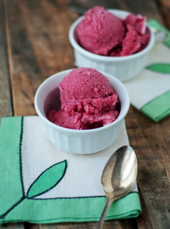 Tart Cherry Juice Sorbet