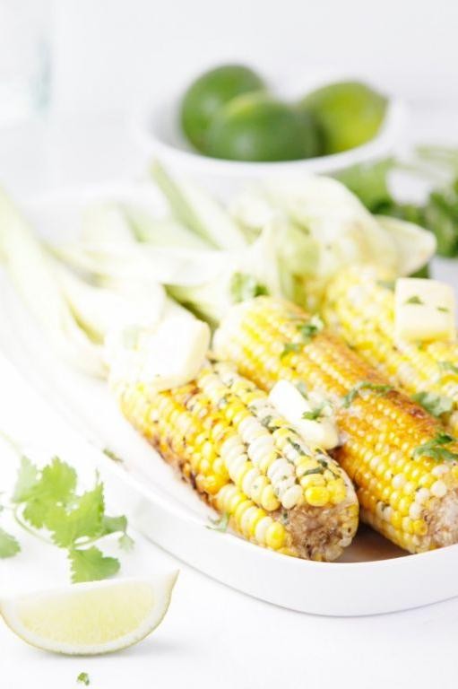 Tequila Lime Crockpot Corn on the Cob