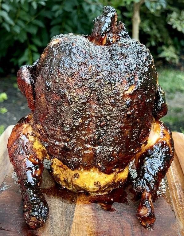 Teriyaki Beer Can Chicken