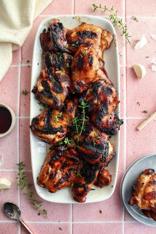 Teriyaki Grilled Chicken Thighs