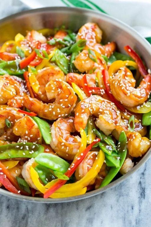 Teriyaki Mixed Seafood Stir Fry