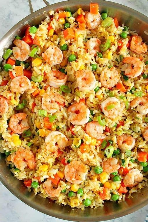 Teriyaki Shrimp Fried Rice