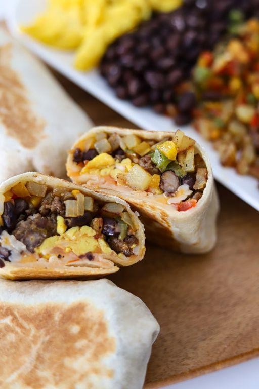 Tex Mex Breakfast Burritos