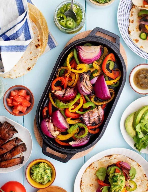 Tex Mex Veggie Fajitas