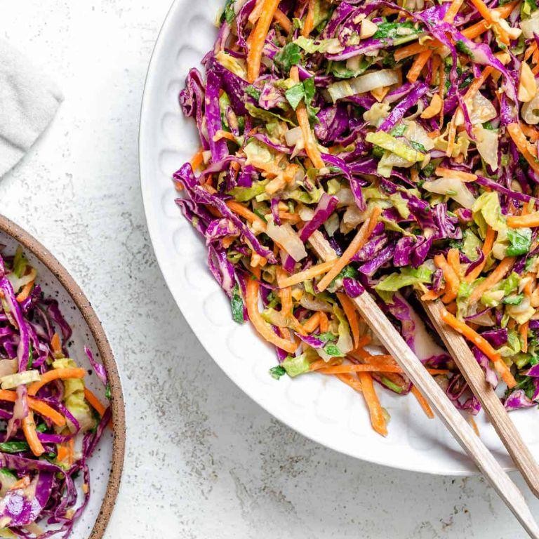 Thai Lentil Salad with Peanut Dressing
