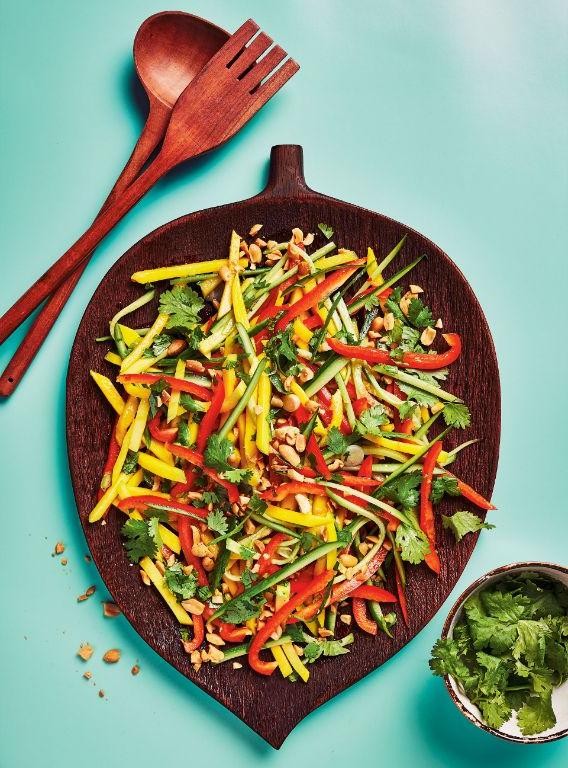 Thai Mango Salad with Peanuts