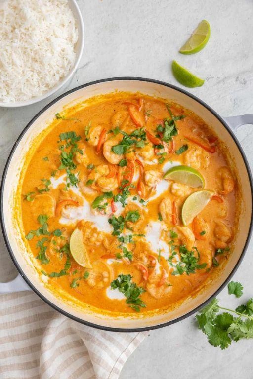 Thai Shrimp Curry with Coconut Milk