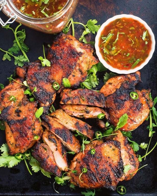 Thai Sweet Chilli Sauce BBQ Chicken