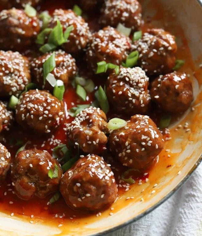 Thai Sweet Chilli Sauce Meatballs