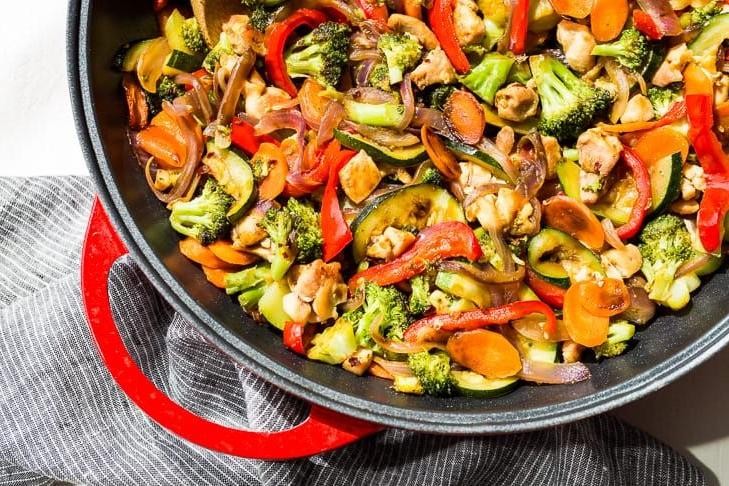 Thai Sweet Chilli Sauce Stir Fry Vegetables