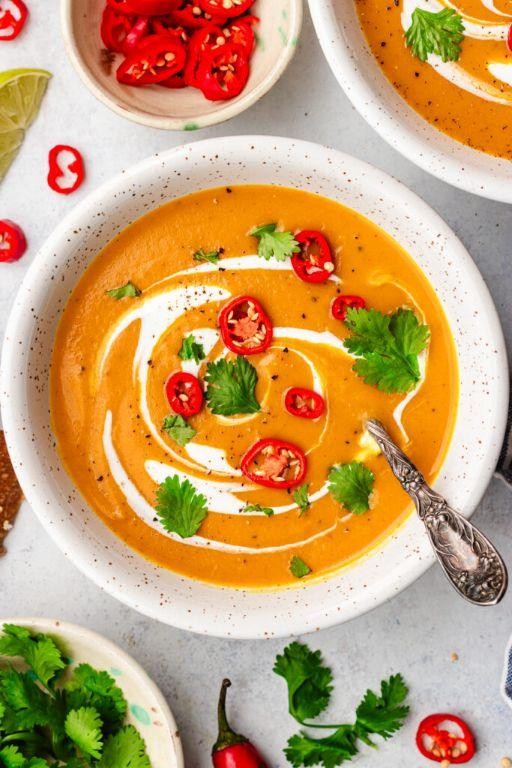 Thai Sweet Chilli Sauce and Coconut Milk Soup