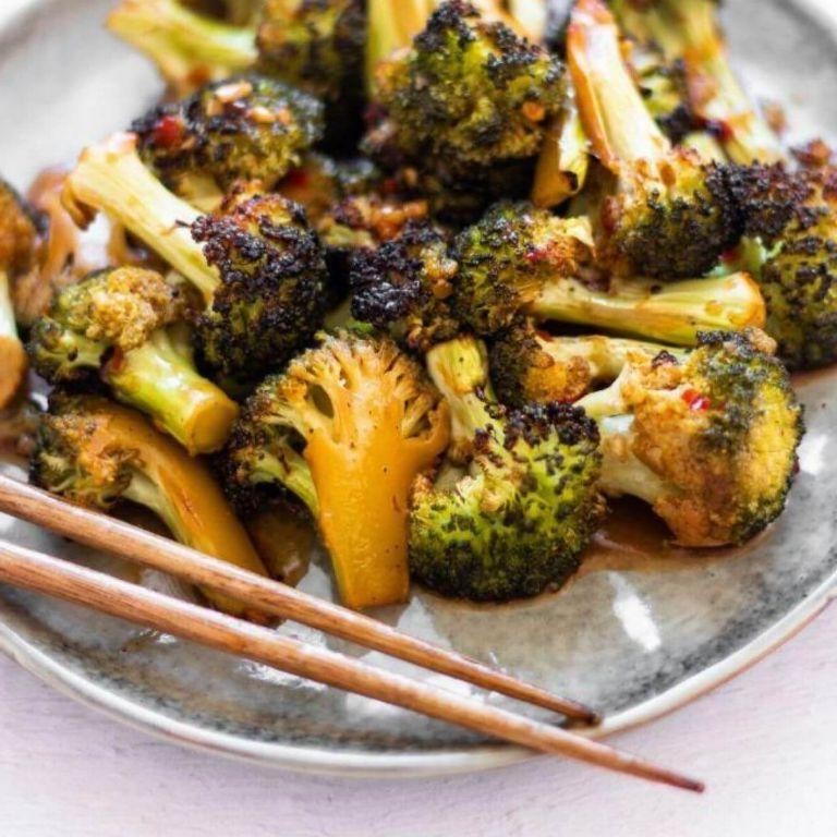 Thai Sweet Chilli Sauce and Sesame Roasted Broccoli