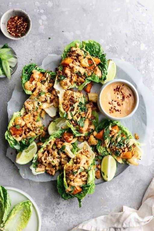 Thai Veggie Lettuce Wraps