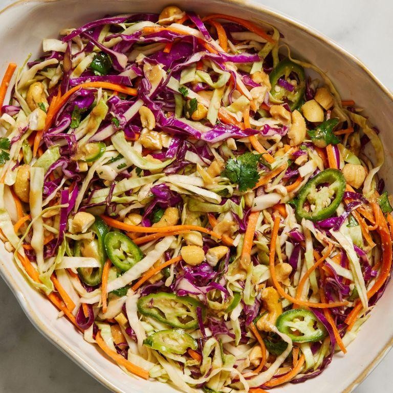 Thai-Inspired Oriental Cole Slaw