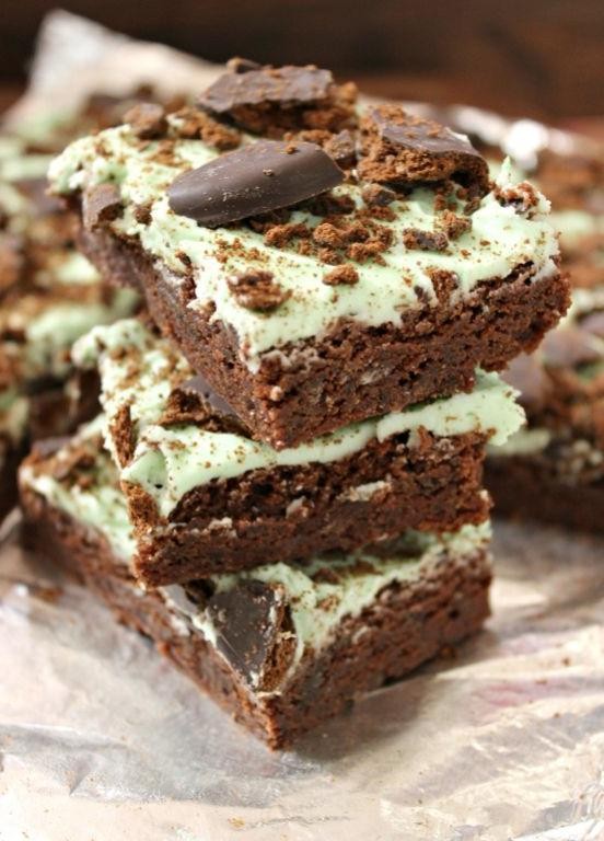 Thin Mints Brownies
