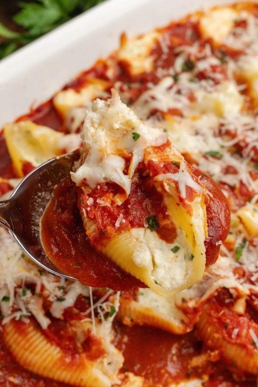 Three Cheese Stuffed Shells