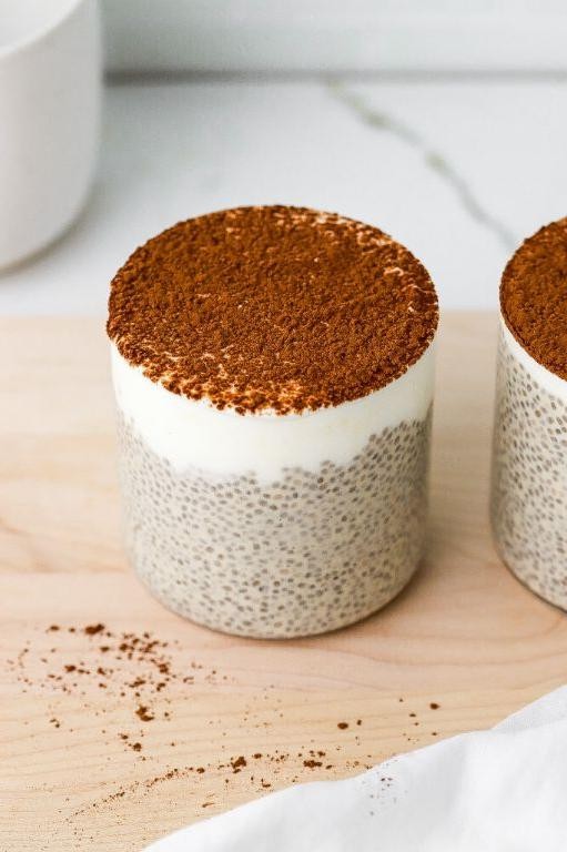 Tiramisu Chia Bowl