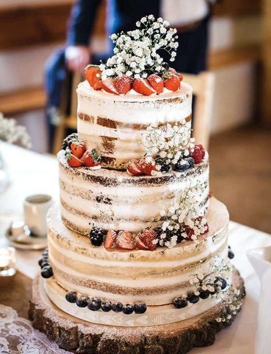 Tiramisu Inspired Wedding Cake