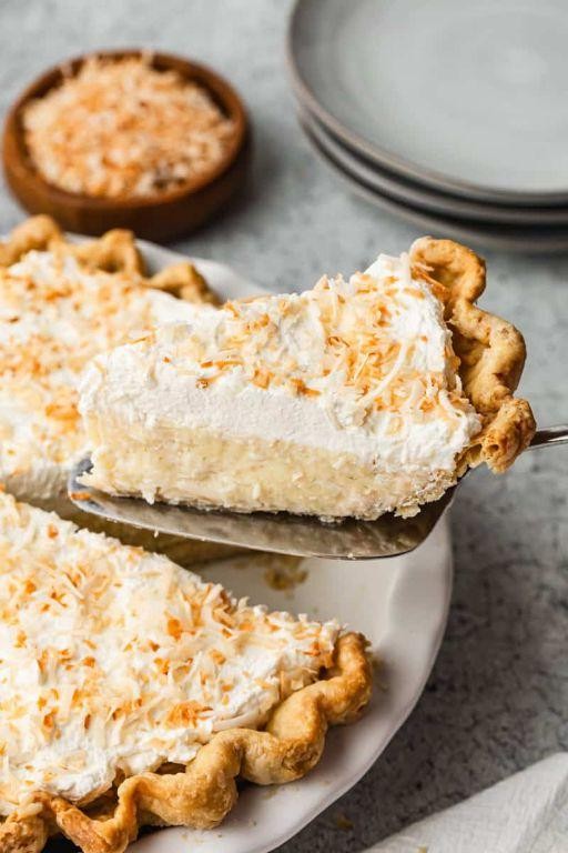 Toasted Coconut Cream Pie