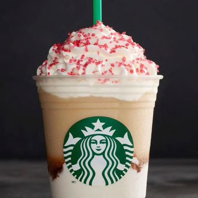 Toasted White Chocolate Mocha Frappuccino