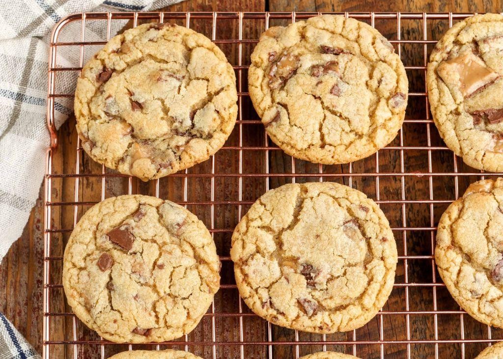 Toffee-tastic Buttery Toffee Cookies