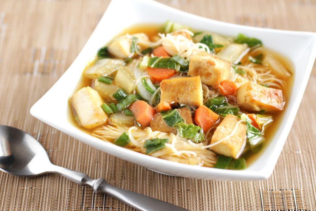 Tofu and Bok Choy Soup