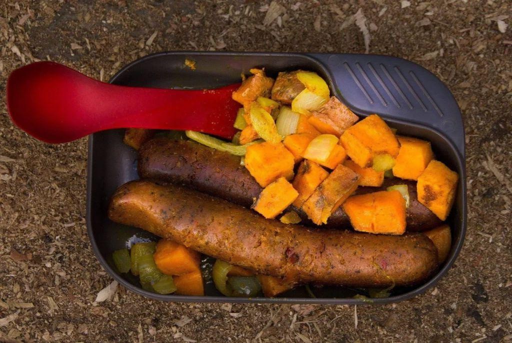 Tofurkey Sausage and Sweet Potato Curry