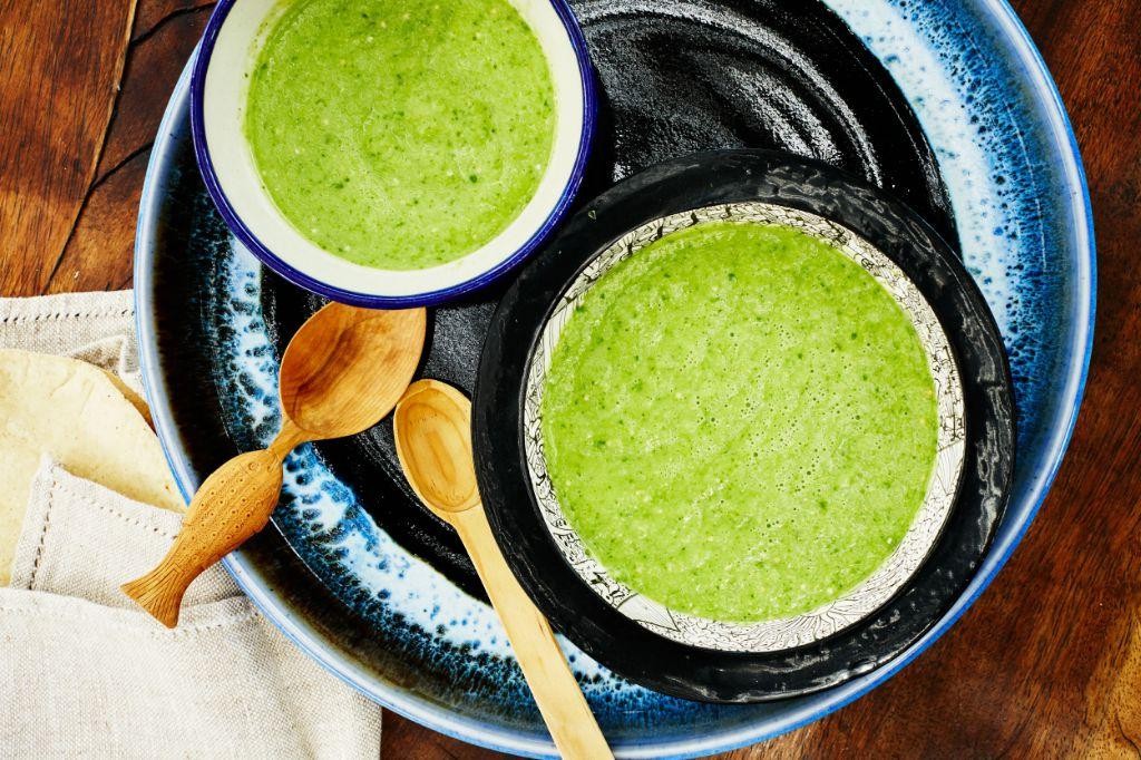 Tomatillo and Avocado Salsa Verde