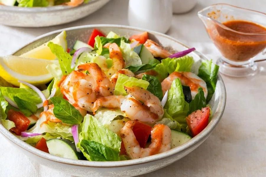 Tomato Basil Shrimp Cocktail