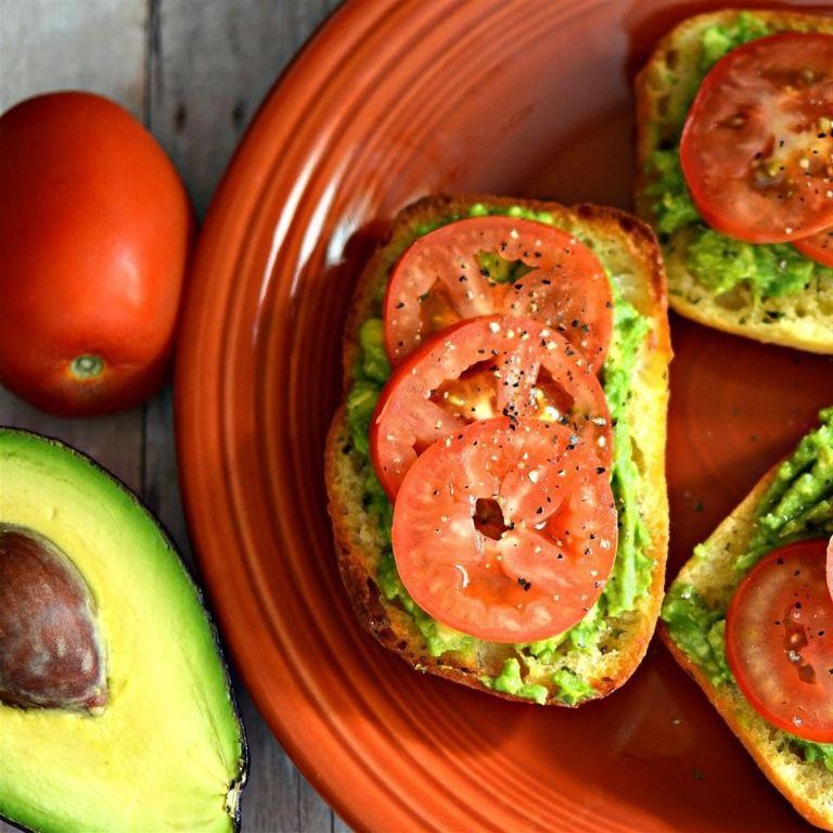 Tomato and Avocado Sandwich