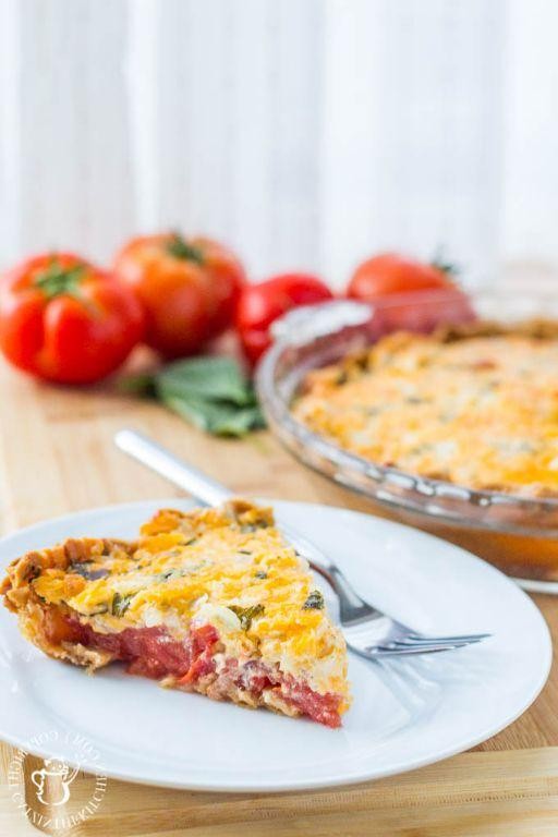 Tomato and Basil Pie