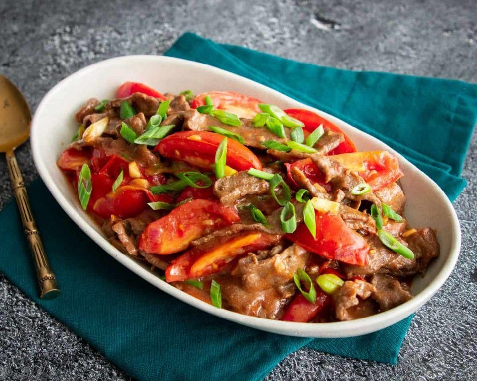 Tomato and Beef Stir Fry