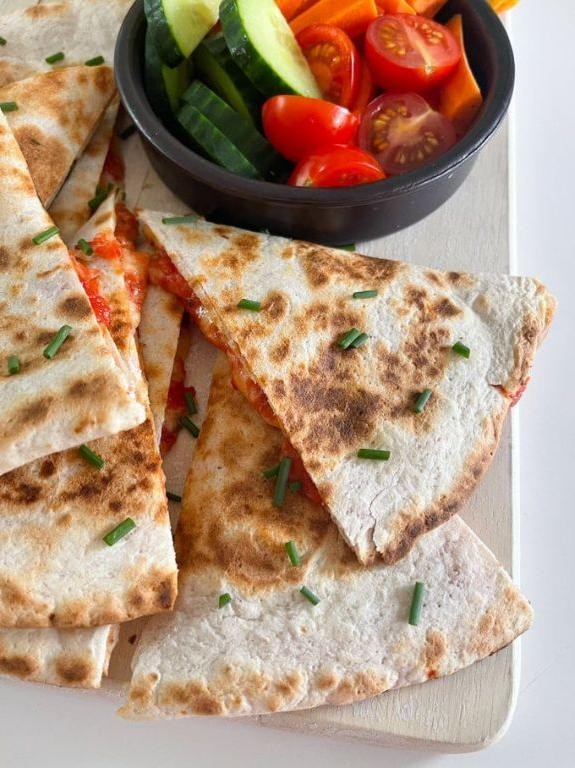 Tomato and Cheese Quesadilla