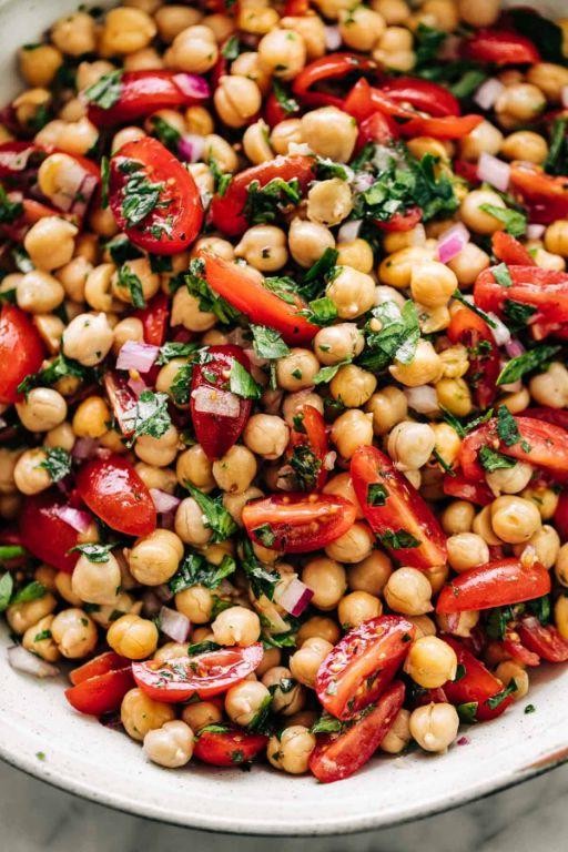 Tomato and Chickpea Salad