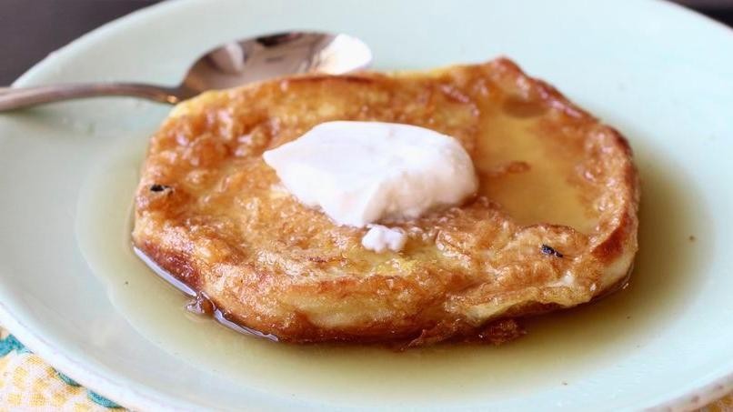 Torrejas with Dulce de Leche