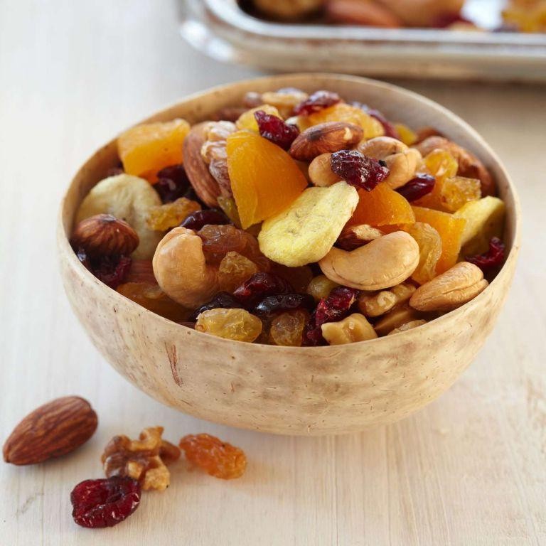 Trail Mix with Nuts and Dried Fruit