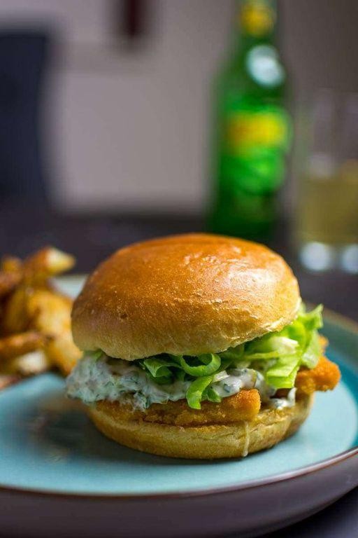 Triggerfish Burgers with Homemade Tartar Sauce