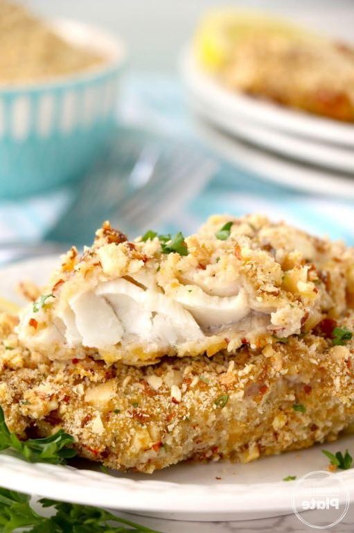 Triggerfish with Almond Crust