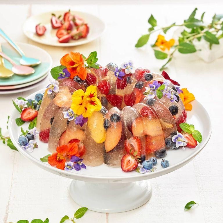 Tropical Fruit Jello Mold