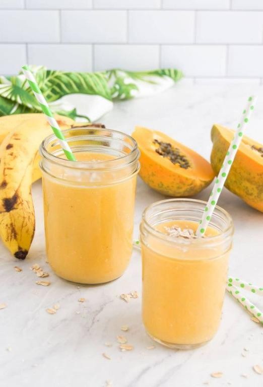 Tropical Papaya Smoothie