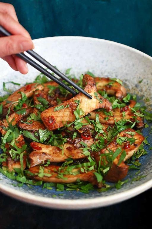 Trumpet Mushroom Stir-Fry with Vegetables