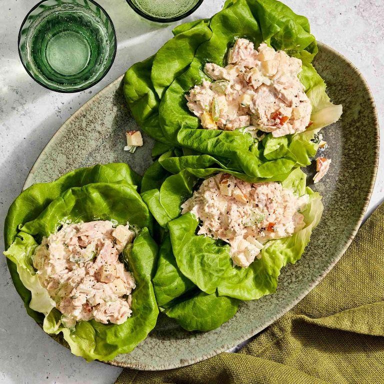 Tuna Salad with Lettuce Wraps