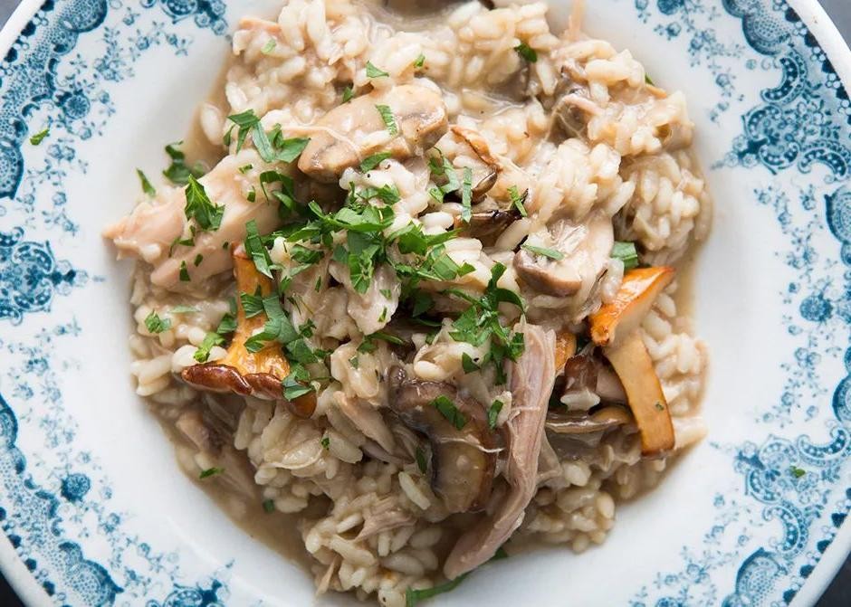 Turkey Carcass Risotto